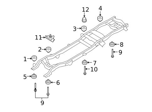 Frame & Components for 2008 Ford F-350 Super Duty #0