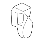 81461SDCA01ZA - Electrical: Adjuster Cover for Honda: Accord, Fit, Insight Image