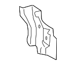 5716812130 - Body: Lower Tie Bar Gusset for Toyota: Corolla Image