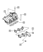 « 53032795AC – Engine 3.7L Six Cylinder : Admission Collecteur pour Mopar Image »