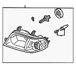 MR551959 - : Composite Headlamp for Mitsubishi: Montero Image
