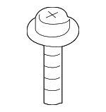 N90964001 - Electrical: Headlamp Assembly Screw for Audi Image