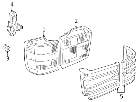Bulbs - Chassis for 1999 Land Rover Range Rover #2