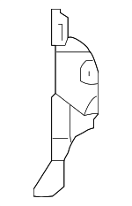 6167312060 - Body: Inner Wheelhouse Reinforcement for Toyota: Corolla, GR Corolla Image