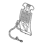 81124T20A61 - Body: Seat Back Heater for Honda Image