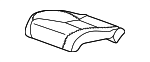 81131T56A62ZB - Body: Cushion Cover for Honda Image