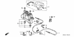78417SJ6003 - Chassis: E-CLIP, SPEEDOMETER CABLE (BLACK) for Acura Image