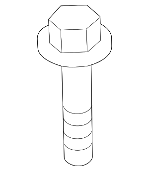 91672N1255 - Engine: Motor Mount Upper Bolt for Toyota: Crown, GR Corolla Image