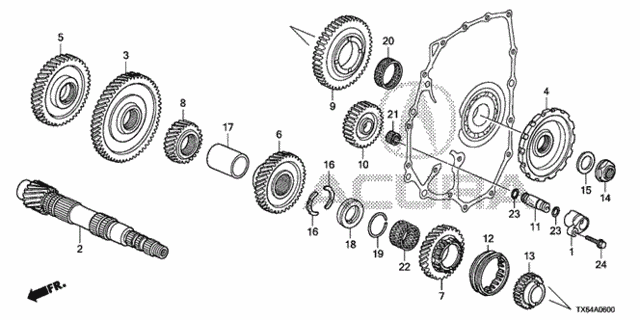 AT Countershaft (5AT) for 2014 Acura ILX #0