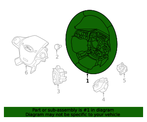 3600sa 2012-2018 Ford Steering Wheel BM5Z-3600-SA | Ford OEM Parts Outlet