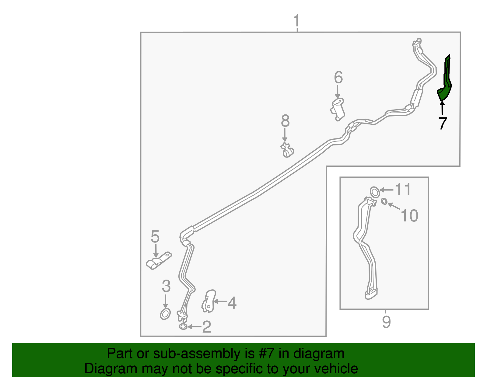 Pipe Assembly Bracket - Nissan (92559-3JA0A)