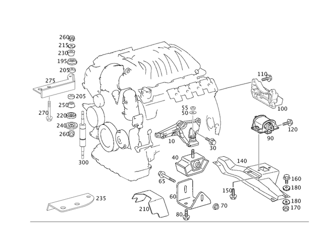 125013008 - Engine Suspension: Washer for Mercedes-Benz: 180C, 190, 190C, 190D, 190DC, 190E, 220b, 220Sb, 230SL, 250S, 250SE, 250SL, 280SL, 300E, 300SD, 300SL, 350SL, 380SE, 380SEC, 380SEL, 380SL, 380SLC, 400E, 400SE, 400SEL, 450SE, 450SEL, 450SL, 450SLC, 500E, 500SEC, 500SEL, 500SL, 560SEC, 560SEL, 560SL, 600, 600SEL, 600SL, C230, C240, C280, C32 AMG, C320, C350, C55 AMG, CLK320, CLK350, CLK500, CLK55 AMG, CLK550, CLK63 AMG, E430, G55 AMG, G550, G550 4x4, G63 AMG, G65 AMG, ML320, ML430, ML55 AMG, S420 Image image