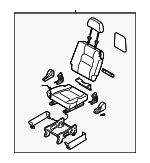 2K52Y57500JBT4 - : Seat Assembly for Kia: Sedona Image