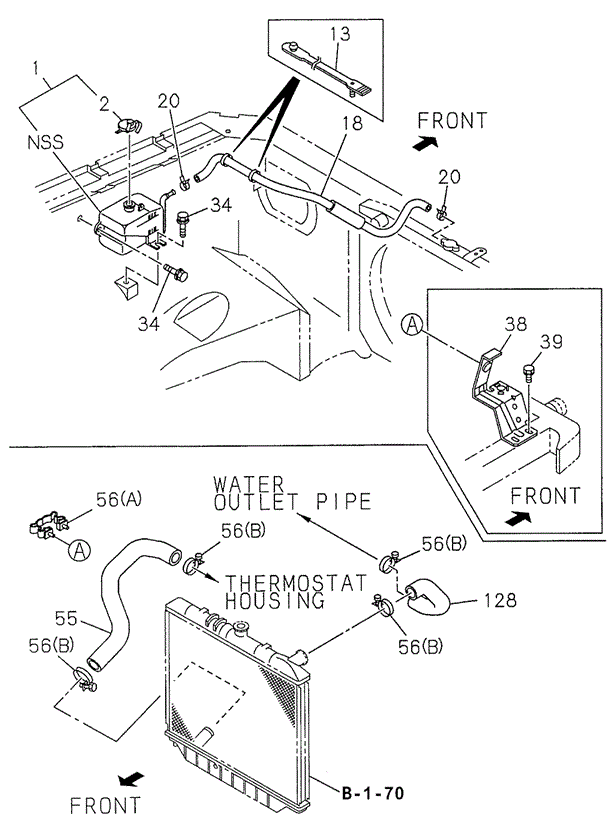 Radiator Hose for 1998 Acura SLX #0