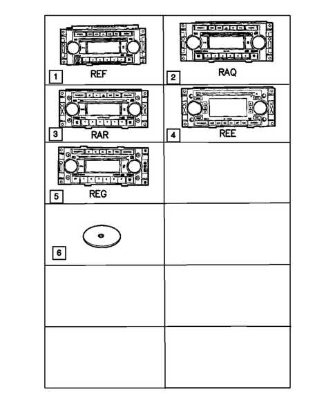 Radio, Antenna, Speakers, DVD, and Video systems for 2009 Chrysler PT Cruiser #2