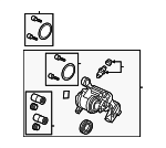 43019TJBA03 - : Caliper for Acura Image