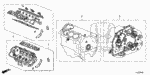 61105G0A01 - Engine: GASKET KIT, FR. CYLINDER HEAD for Honda Image
