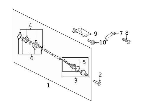 Drive Axles for 2011 Volkswagen Jetta #0