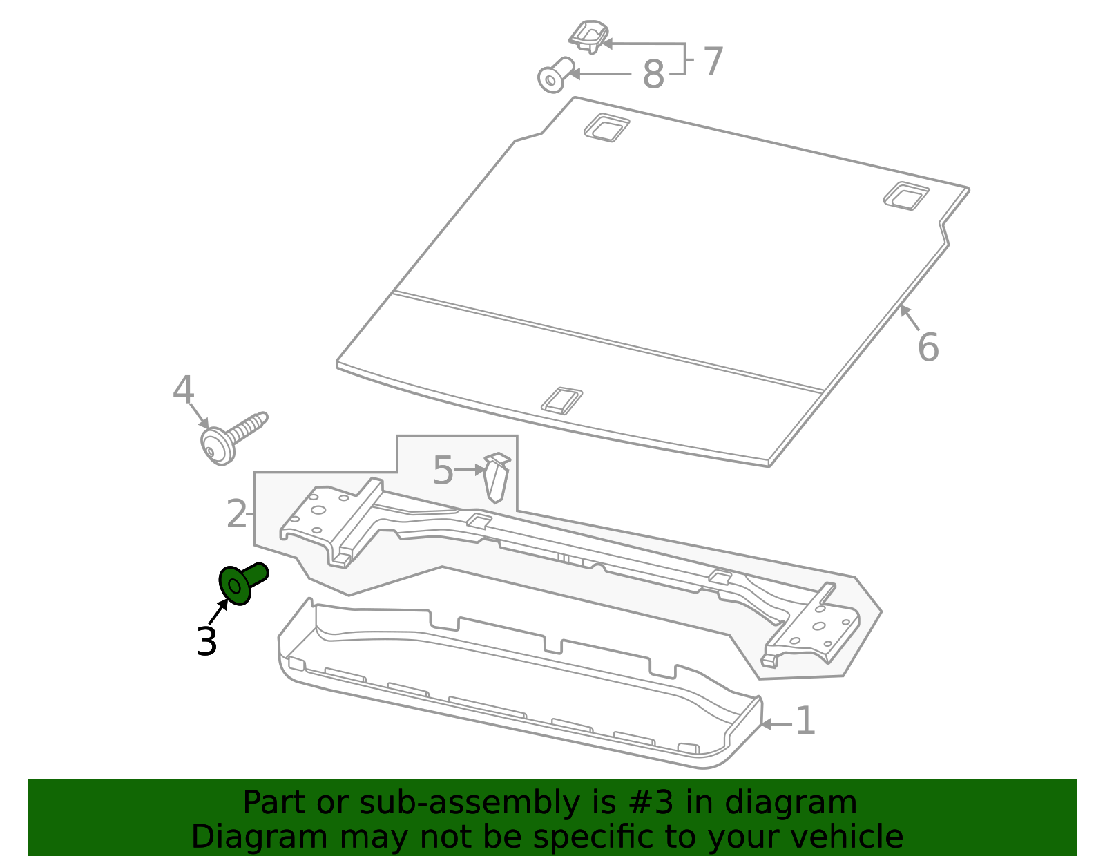 Lower Cover Rivet - Porsche (N-912-336-01)