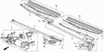 76622SF4305 - Electrical/Exhaust/Heater/Fuel: RUBBER, BLADE (500MM) for Acura Image