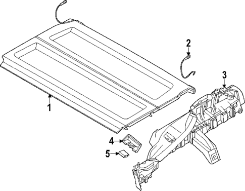 Interior Trim - Rear Body for 2024 BMW X1 #2