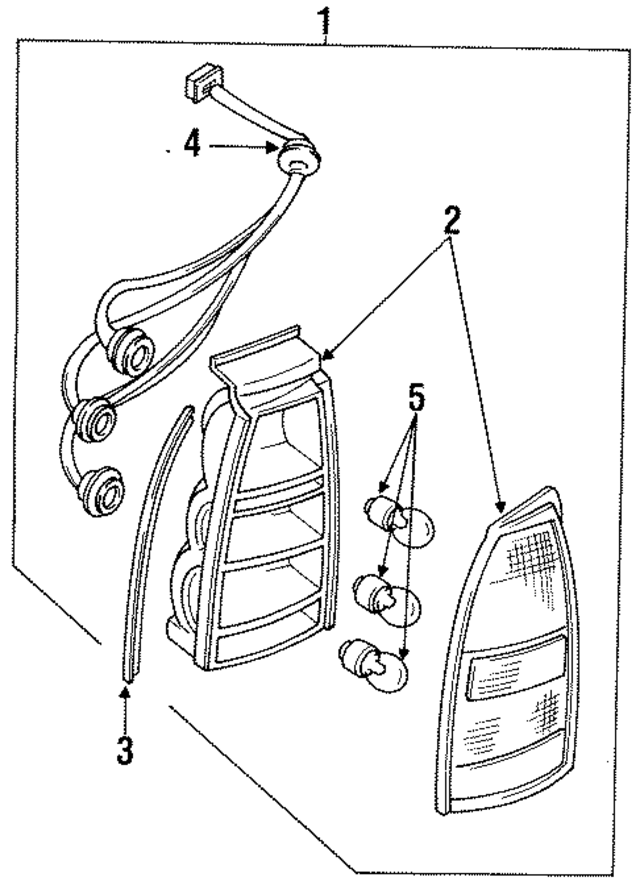 F1CZ13451BA - : Tail Lamp Assembly for Ford Image