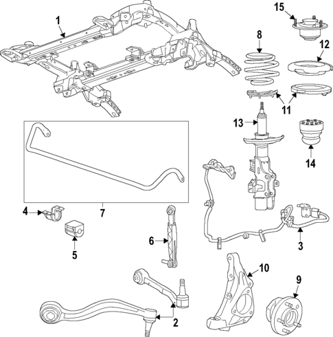 Front Suspension for 2025 Cadillac CT4 #0