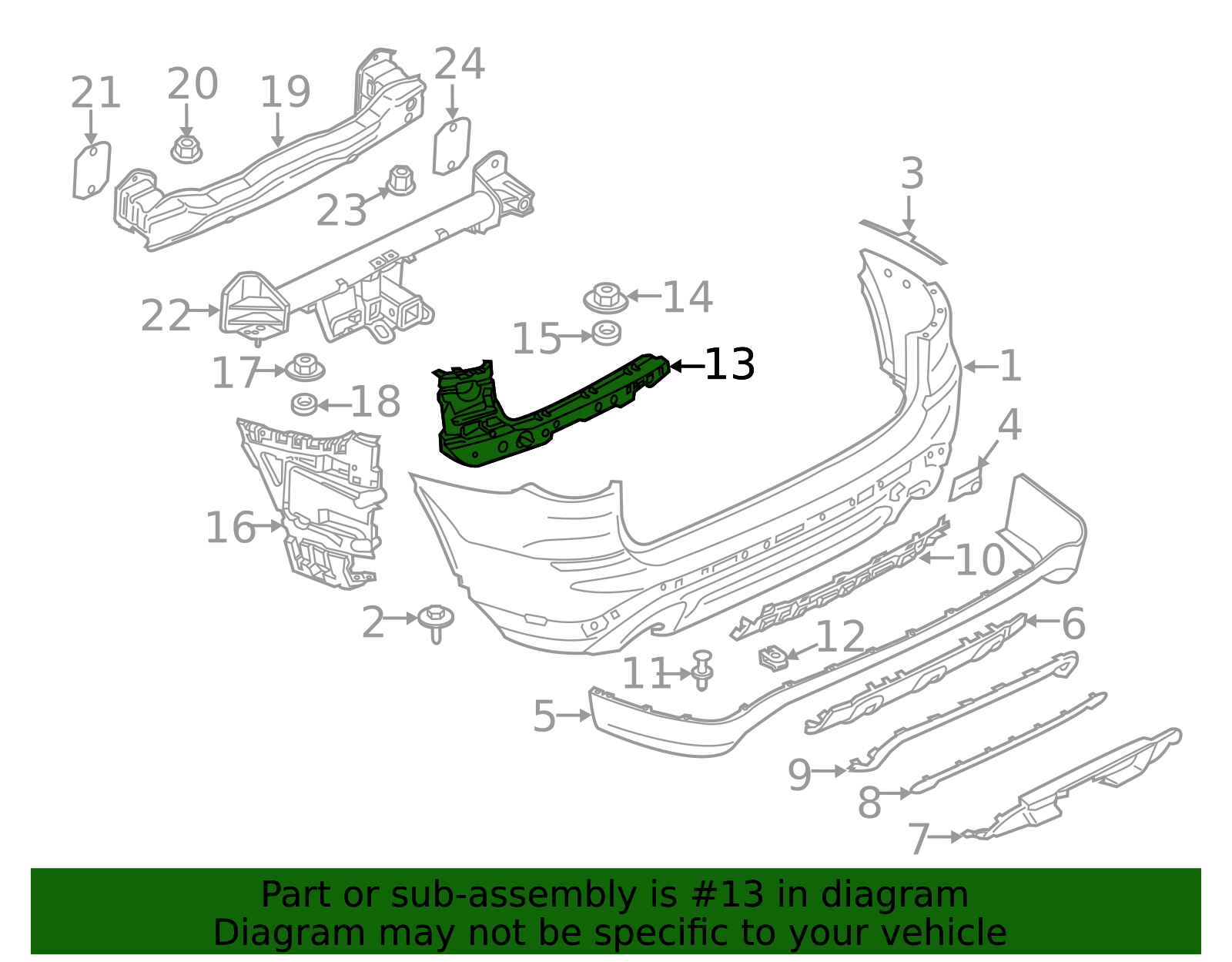 Genuine BMW 51-12-7-498-521 | Guide For Bumper Side Left 511271 | FREE ...