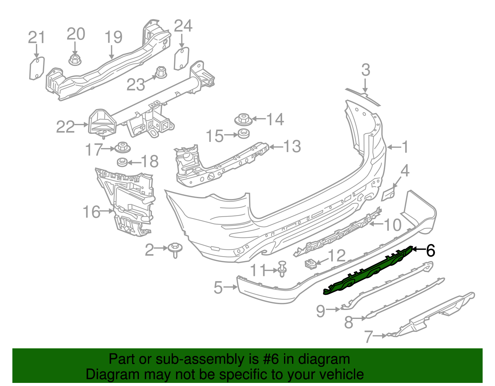 トレジャーマップ3点 JB3Z-18A099-G - Upper Mount 2019-2023 Ford Ranger | Ford