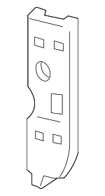 1L5Z3522832AA - Body: Hinge Pillar Reinforced for Ford: Explorer Sport Image
