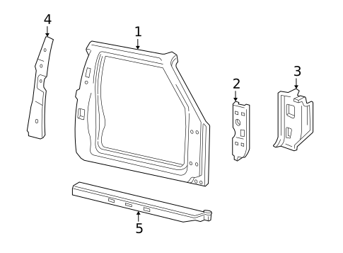 Rocker for 2001 Ford Explorer Sport #0