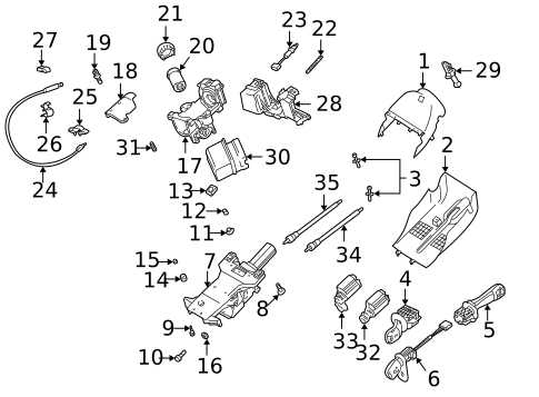 Ignition Lock for 1997 BMW 528i #0