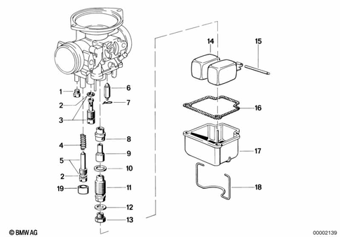 Carburetor for 1989 BMW-Motorrad R 100 GS #1