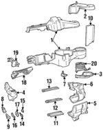 4882298AC - : Housing Assembly for Chrysler: Grand Voyager, Town &amp; Country, Voyager | Dodge: Caravan, Grand Caravan Image