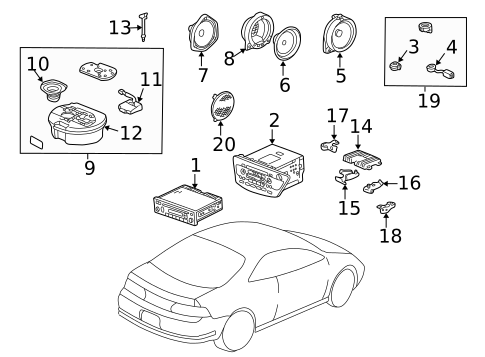 Sound System for 2002 Acura RSX #0