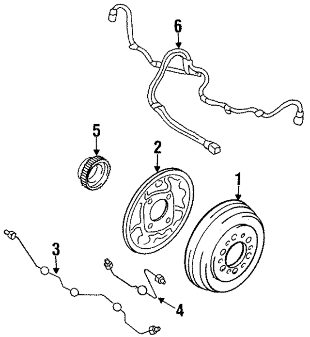 4351726010 - : ABS Rotor for Toyota: 4Runner, T100 Image