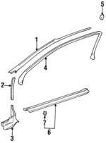 6222620010C0 - Body: Lower Trim for Toyota: Celica Image