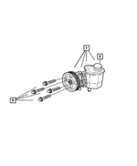 52013975AD - Steering: Pump &amp; Pulley Steering Pump Kit for Mopar Image