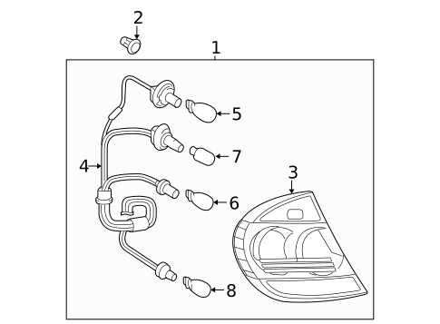 Combination Lamps for 2006 Toyota Camry #0