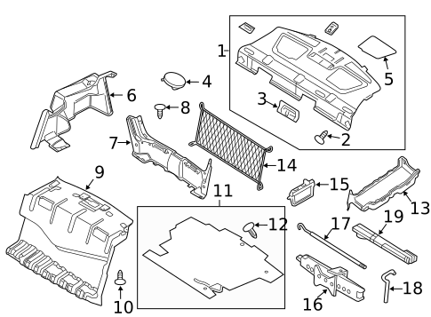 Interior Trim - Rear Body for 2012 Ford Fusion #1