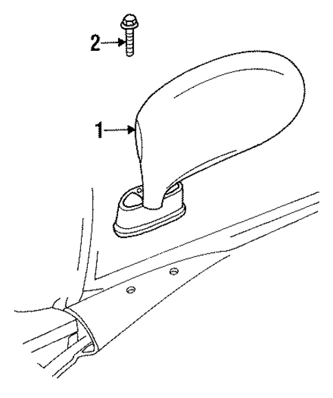 Outside Mirrors for 1995 Dodge Viper #0