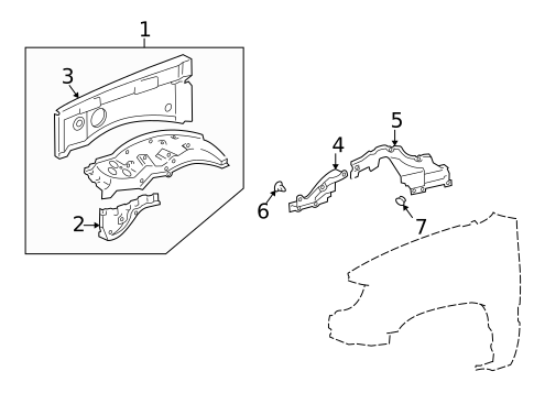 Inner Components for 2000 Lexus LX470 #0