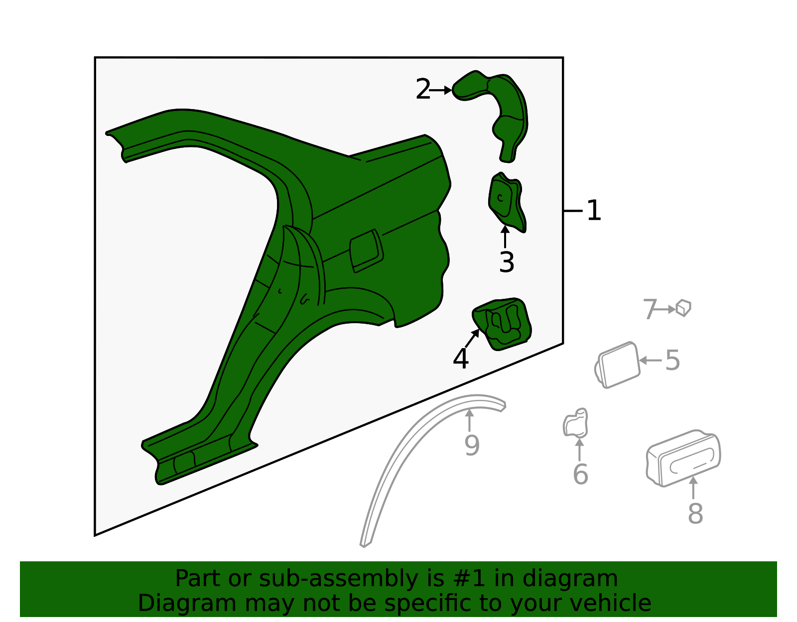 04636-S1G-A00ZZ - Quarter Panel 1998-2000 Honda Civic | Honda