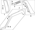 87814499 - : Door Applique for GMC: Hummer EV SUV Image