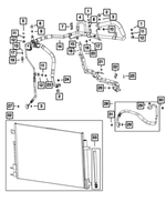 6101968 - Air Conditioners and Heaters: Hex Nut And Washer for Mopar Image image
