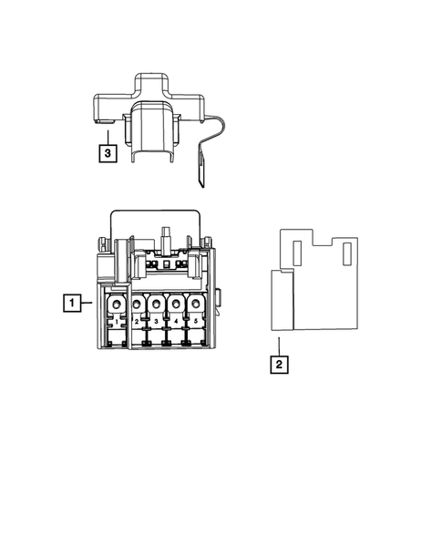 Power Distribution Center, Fuse Block, Junction Block, Relays and Fuses for 2018 Jeep Grand Cherokee #2