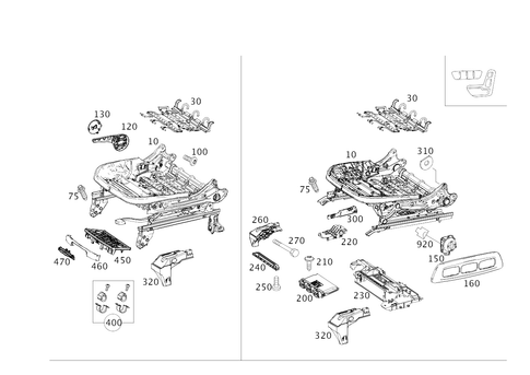 Seat Adjuster for 2016 Mercedes-Benz CLA250 #0