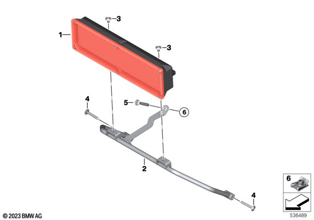 18518529128 - Lights: Body Screw without Shoulder - M5X10-A2-70 for BMW-Motorrad Image