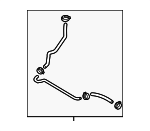 25450F3300 - Cooling System: Reservoir Hose for Hyundai Image