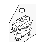25430DO000 - Cooling System: Reservoir Tank for Kia Image